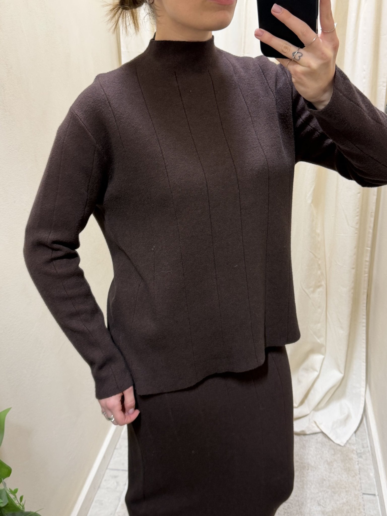 Set coordinato maglione + gonna longuette in maglia Susy Mix - GiuGiò | Shop online