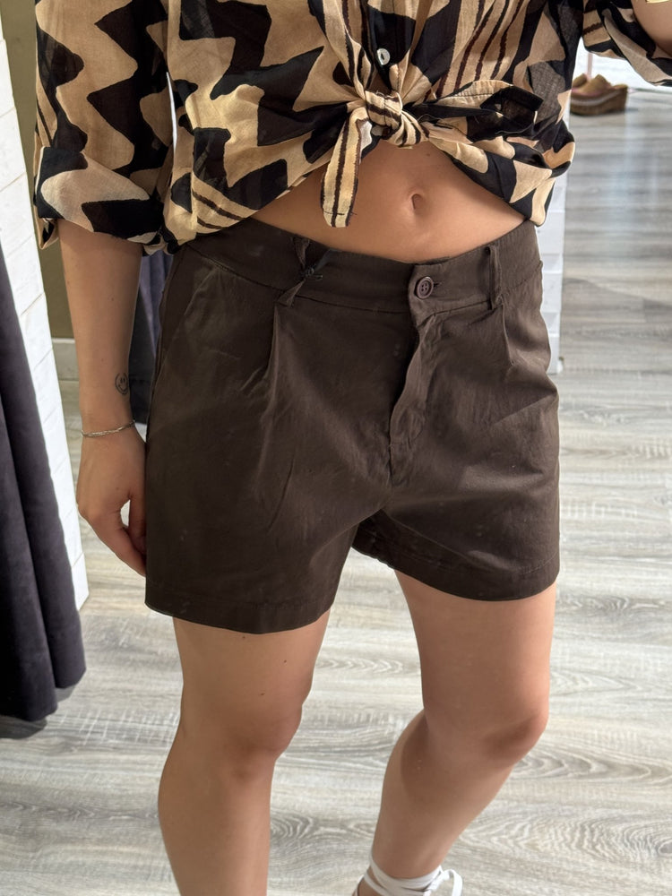 Short in cotone con tasca a filo MyD - GiuGiò | Shop online