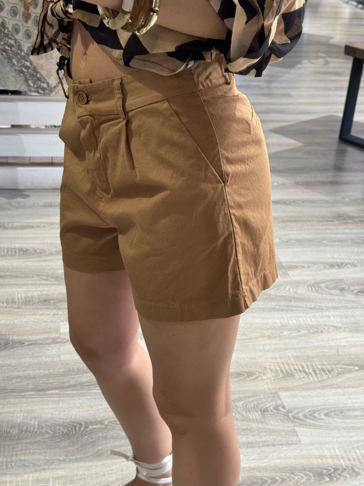 Short in cotone con tasca a filo MyD - GiuGiò | Shop online