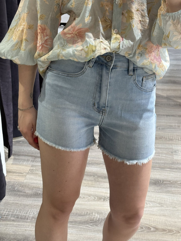 Short in denim sfrangiato Susy Mix - GiuGiò | Shop online