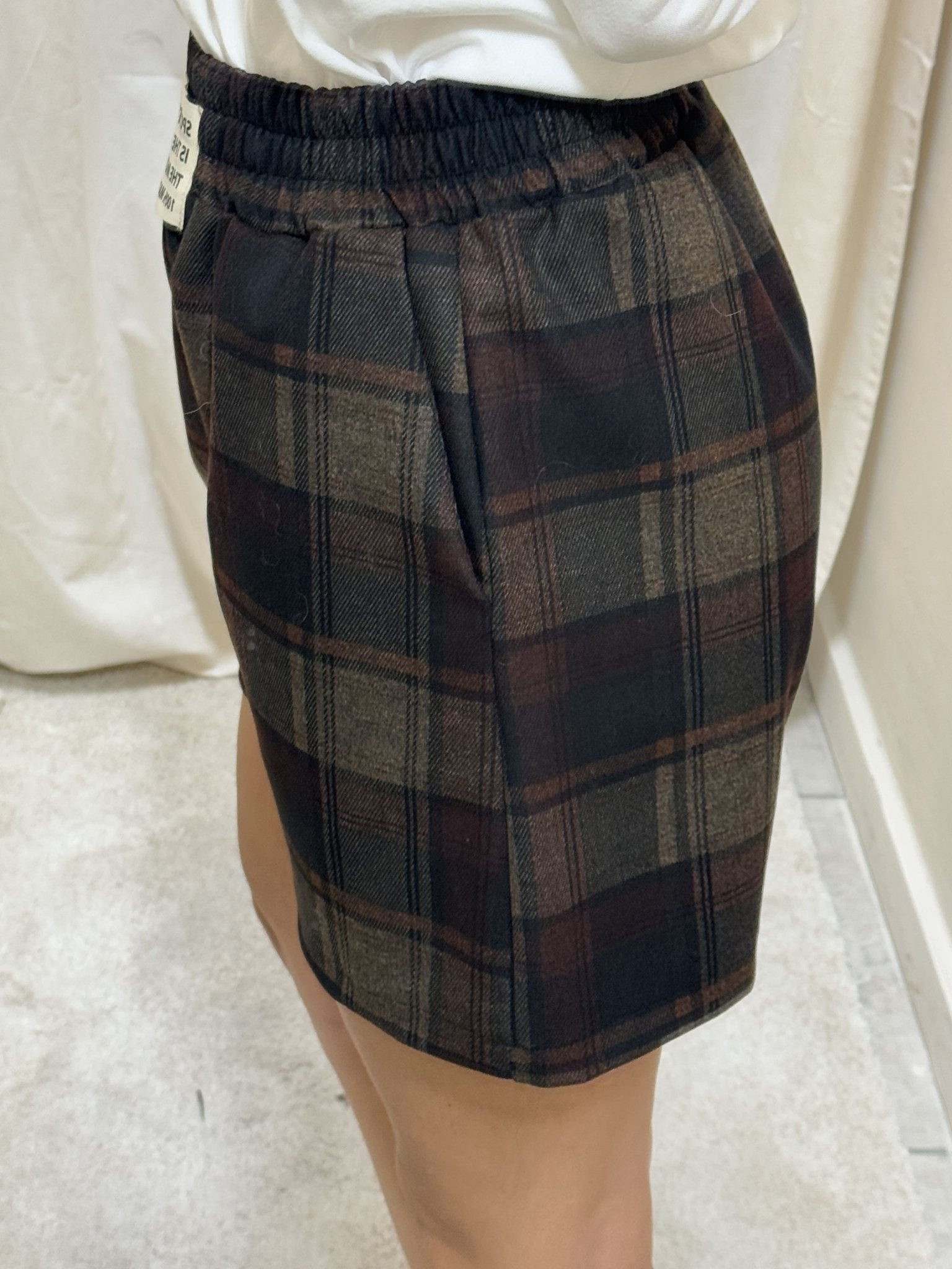 Short quadroni in flanella Susy Mix - GiuGiò | Shop online