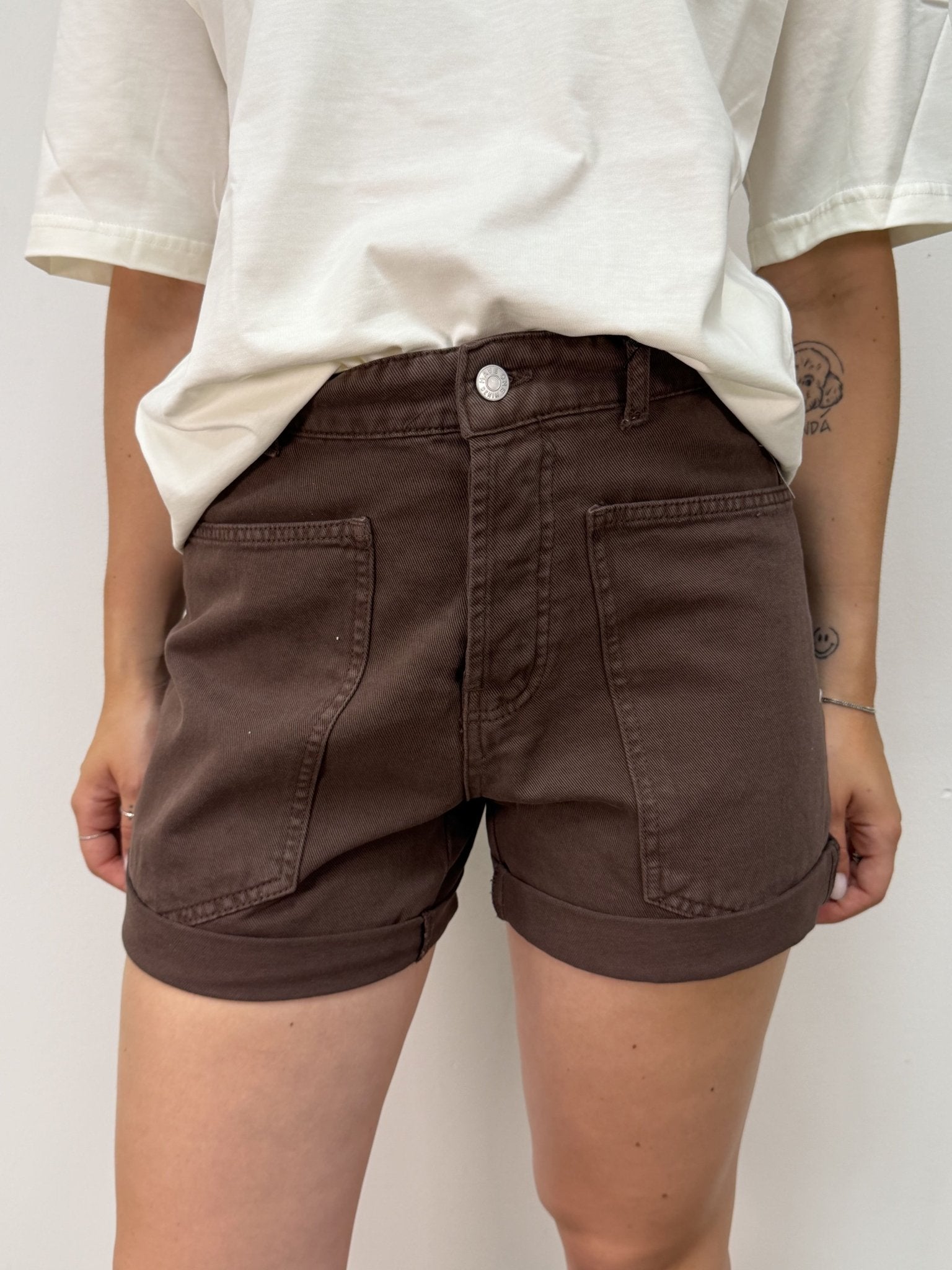Shorts in cotone tinto in capo HaveOne - GiuGiò | Shop online