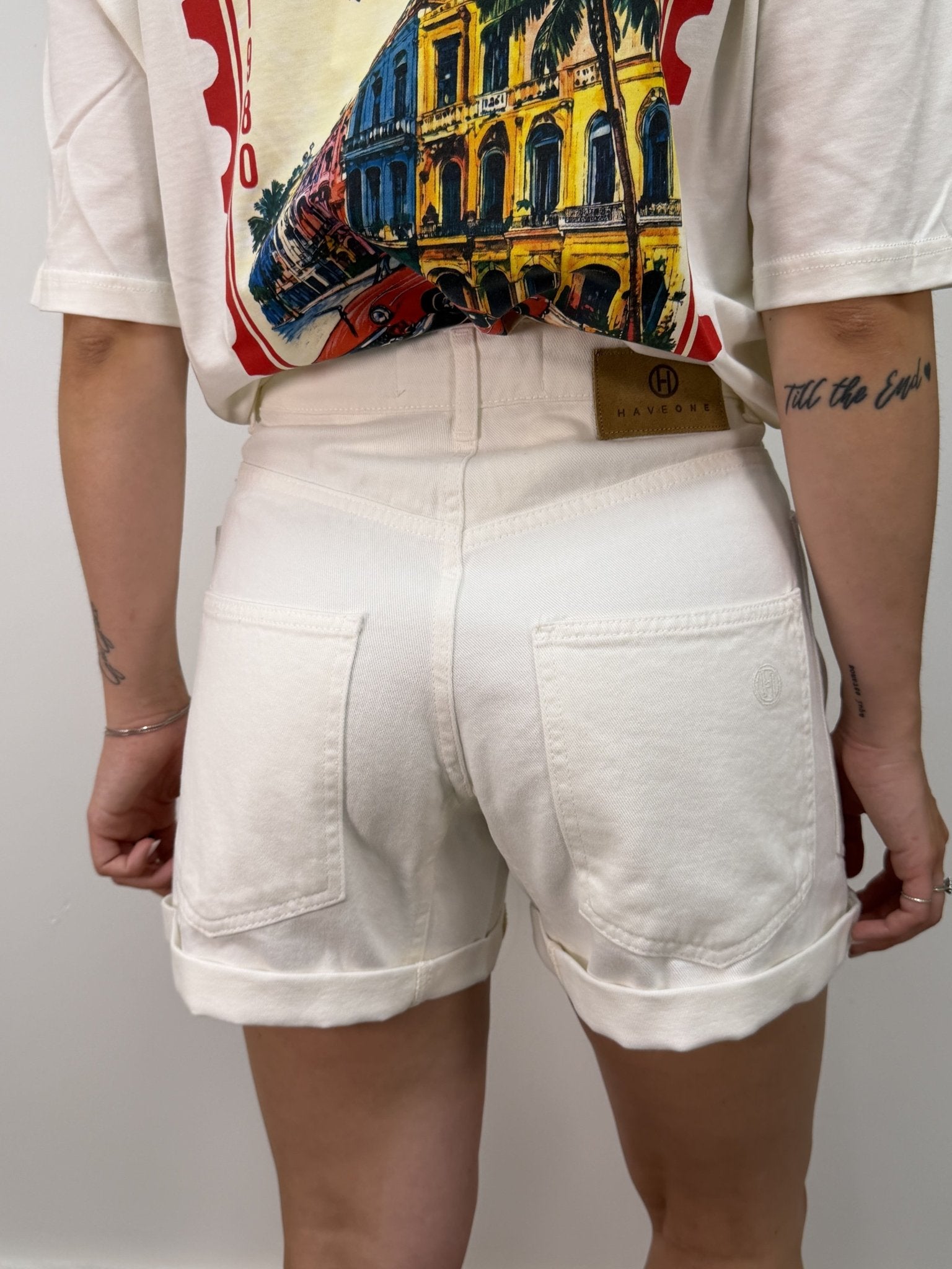 Shorts in cotone tinto in capo HaveOne - GiuGiò | Shop online