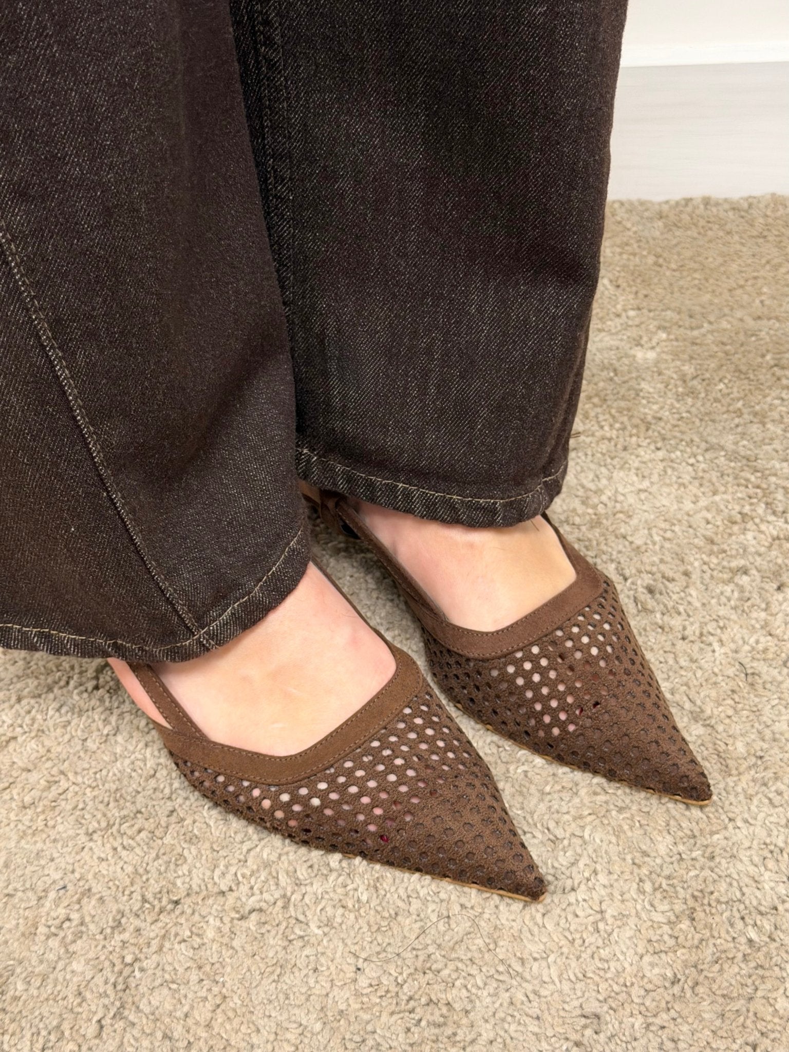 Slingback in crosta traforata Divine Follie - GiuGiò | Shop online