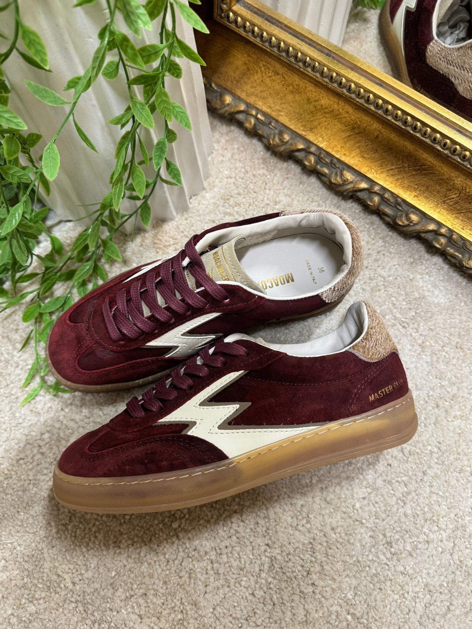 Sneaker master club suede cherry e cavallino Moaconcept - GiuGiò | Shop online