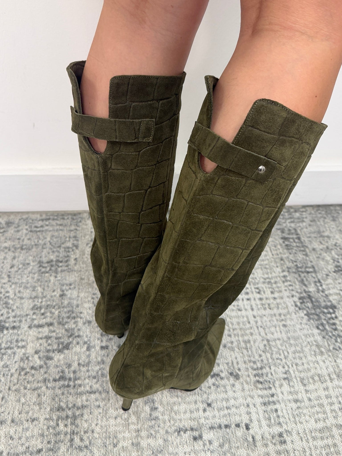 Stivale Olivia in cocco scamosciato Noa - GiuGiò | Shop online