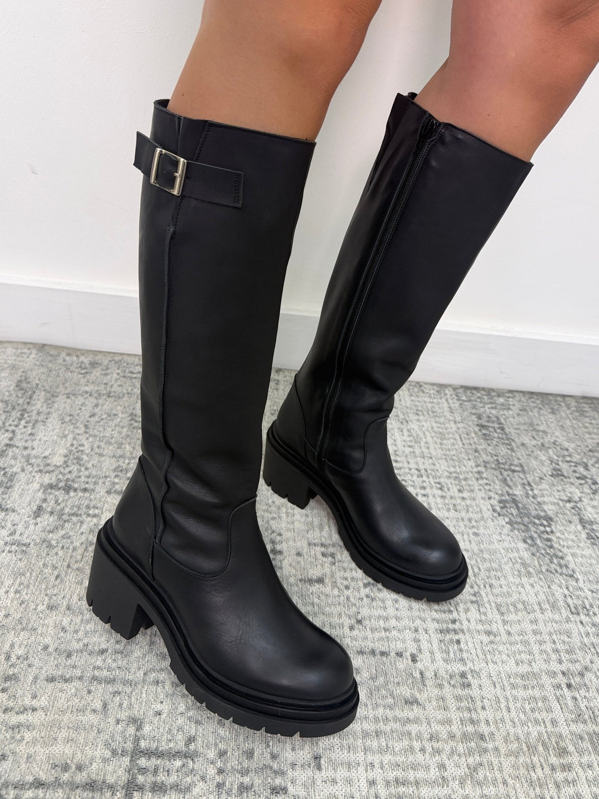 Stivale Petra in pelle fondo gomma Noa - GiuGiò | Shop online