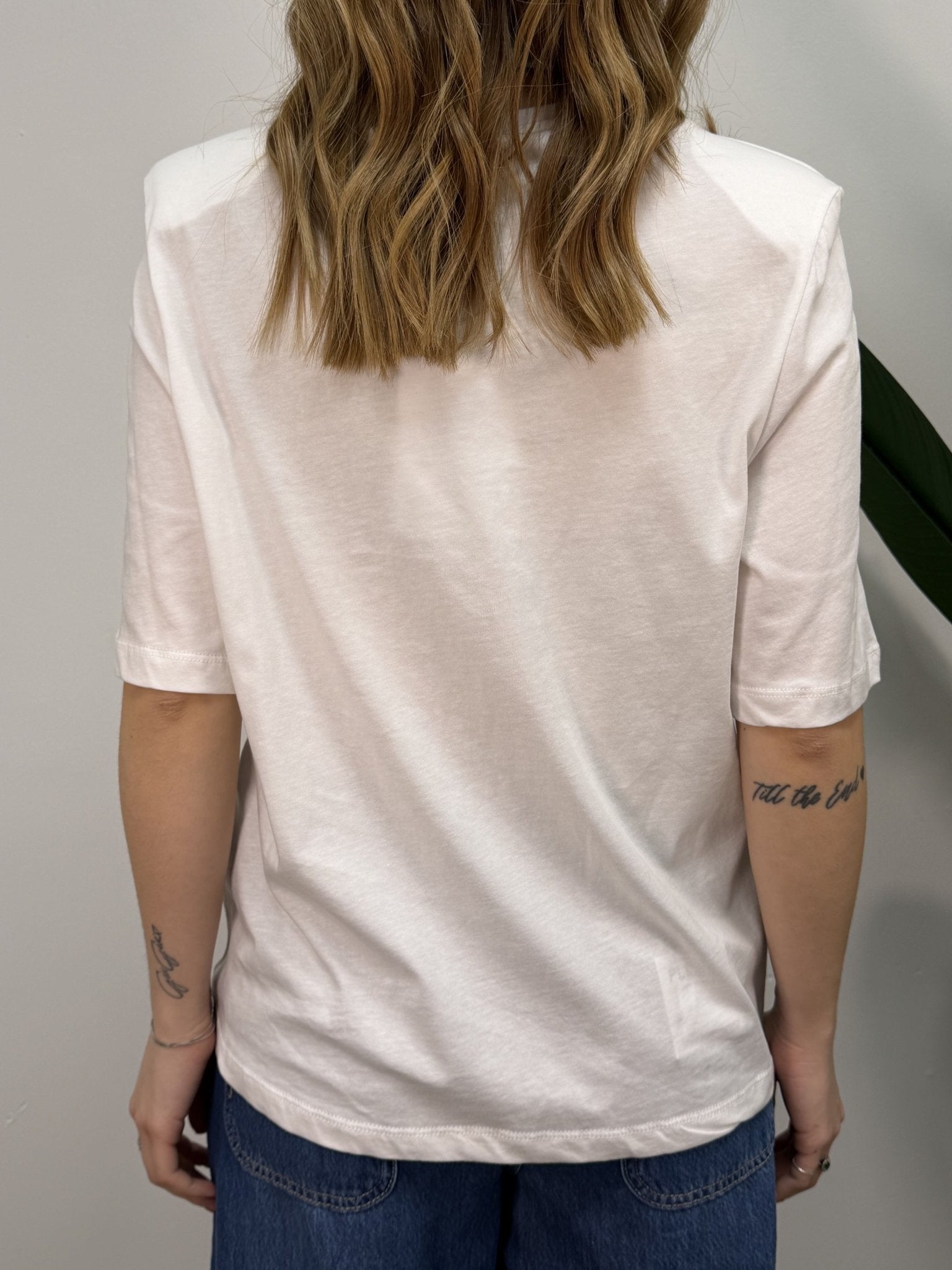 T-Shirt girocollo con spalline e twilly Susy Mix - GiuGiò | Shop online