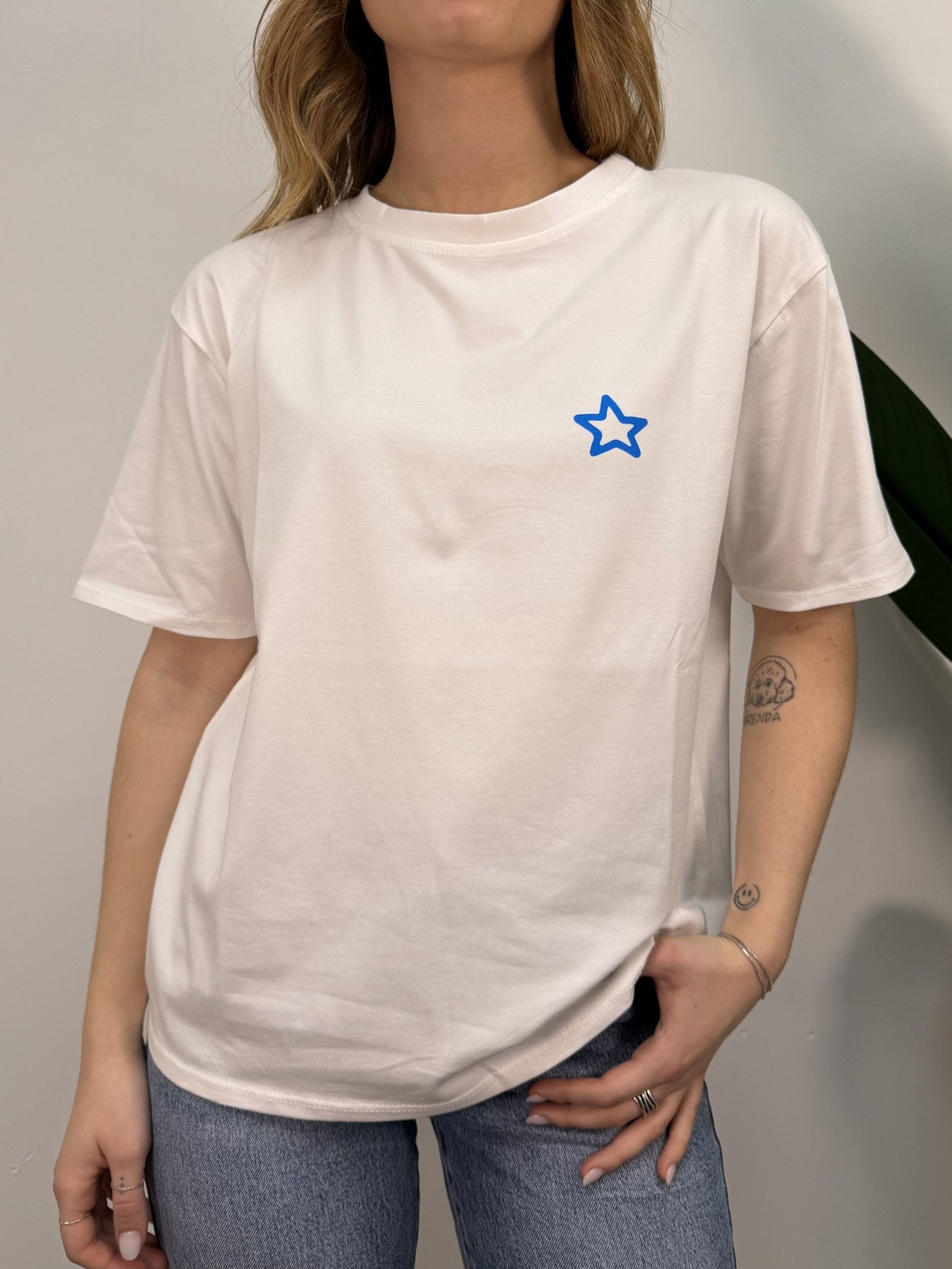 T-Shirt girocollo in cotone stampa Sinceramente x Susy Mix - GiuGiò | Shop online