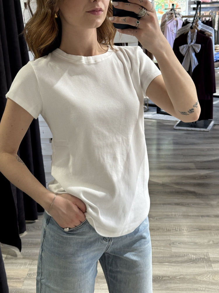 T-Shirt girocollo micro costina MyD - GiuGiò | Shop online