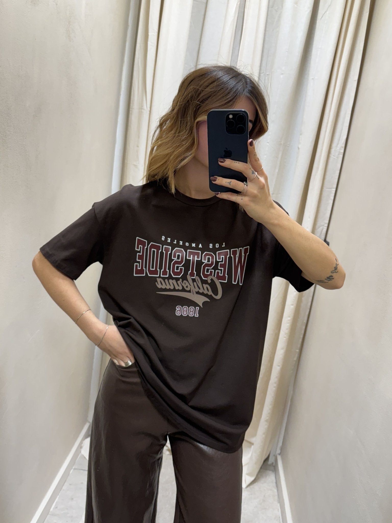 T-shirt in cotone stampa “westside” MyD - GiuGiò | Shop online