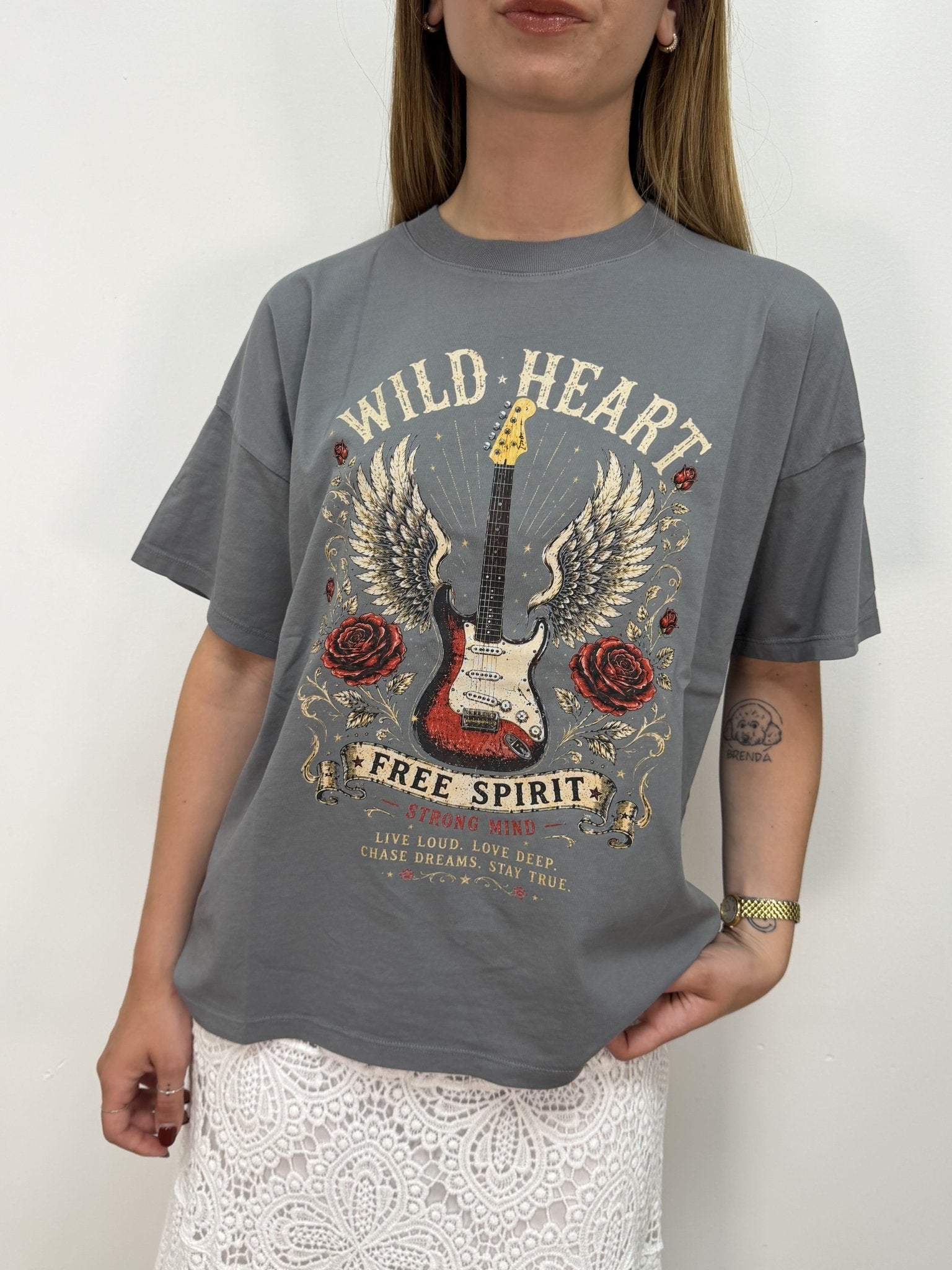 T-Shirt in cotone "Wild Heart" VICOLO - GiuGiò | Shop online