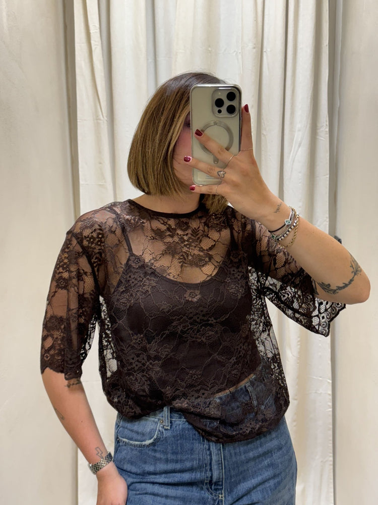 T-Shirt in pizzo + canotta Tensione In - GiuGiò | Shop online