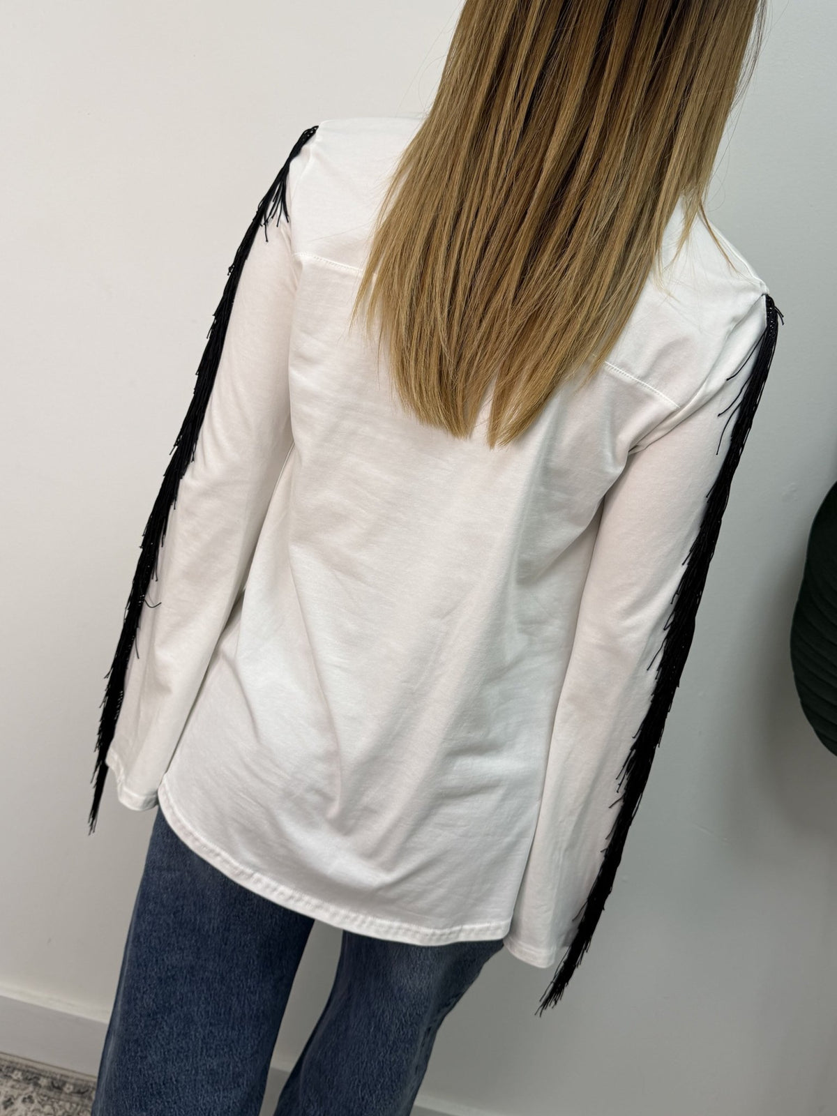 T-shirt manica lunga con frange MyD - GiuGiò | Shop online