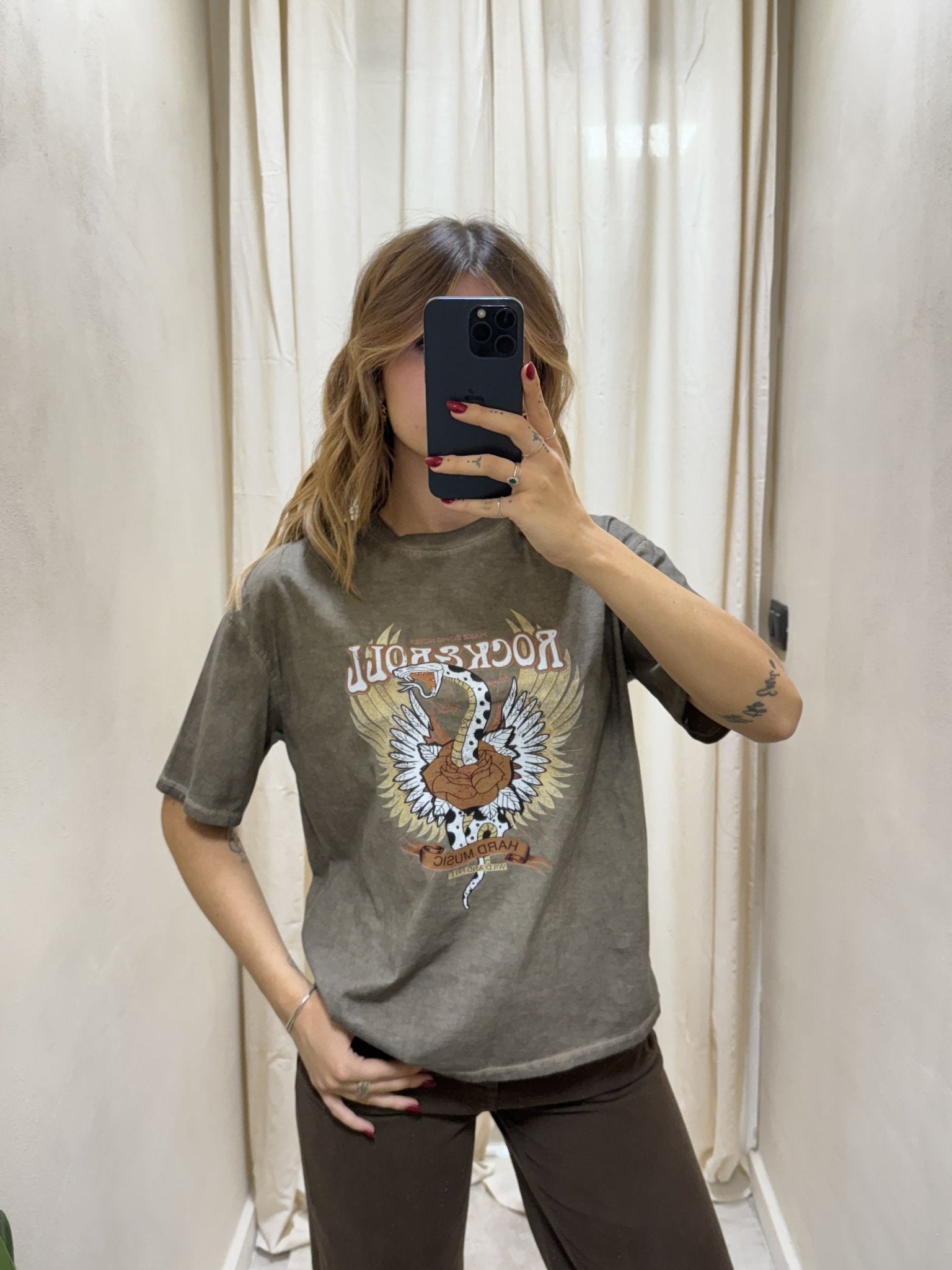 T-Shirt over in cotone stampa cobra HaveOne - GiuGiò | Shop online