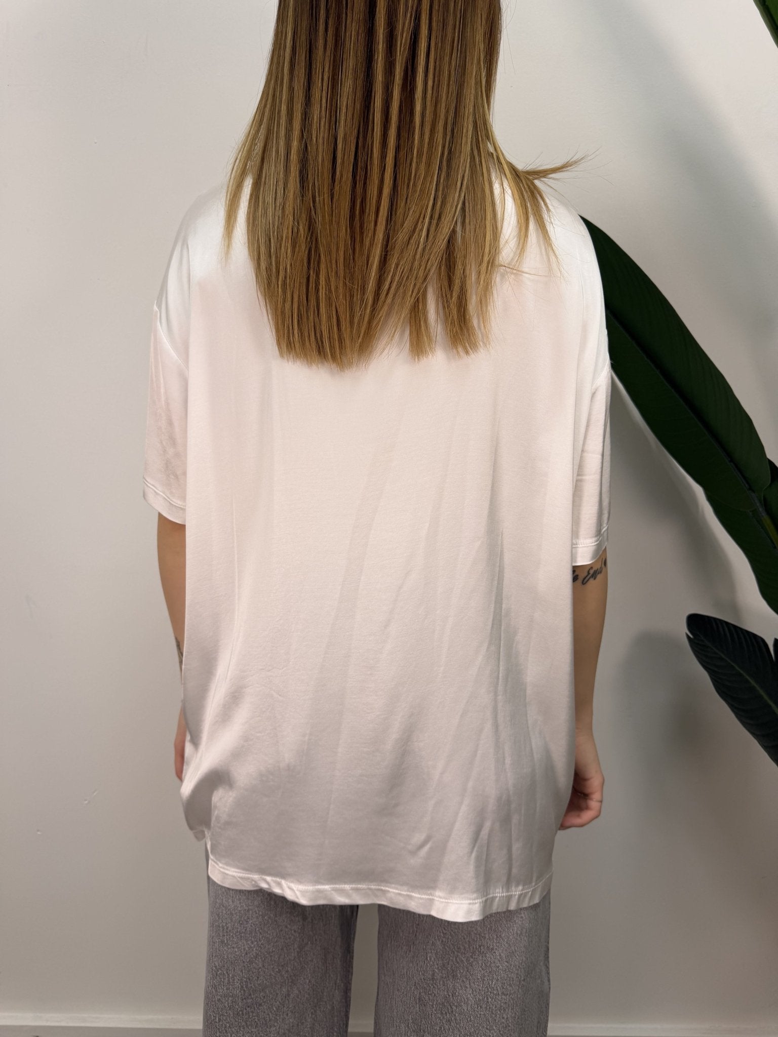 T-Shirt over satin MyD - GiuGiò | Shop online