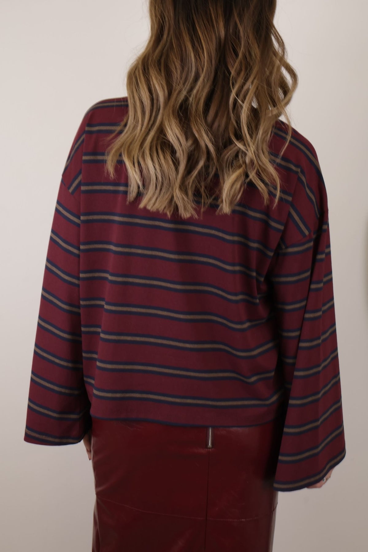 T-shirt righe manica campana Vicolo - GiuGiò | Shop online