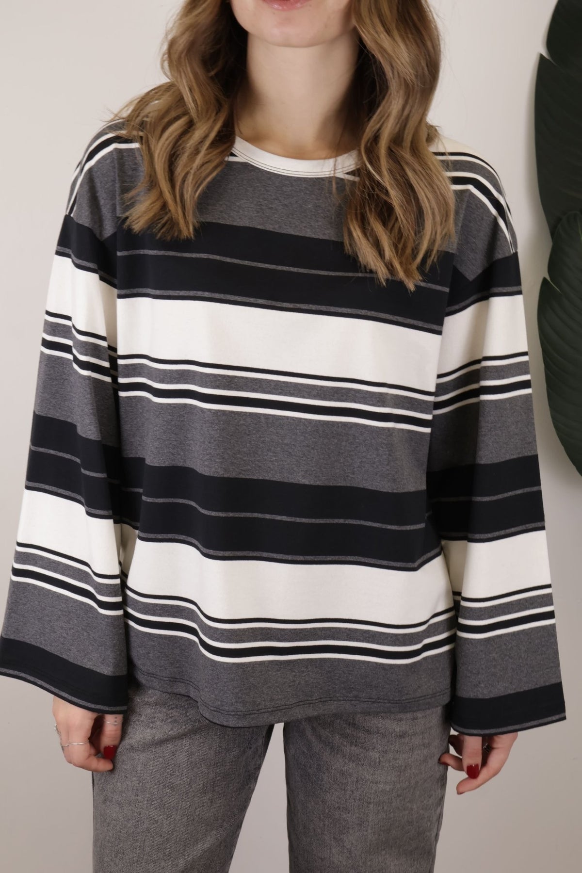 T-shirt righe maniche campana Vicolo - GiuGiò | Shop online