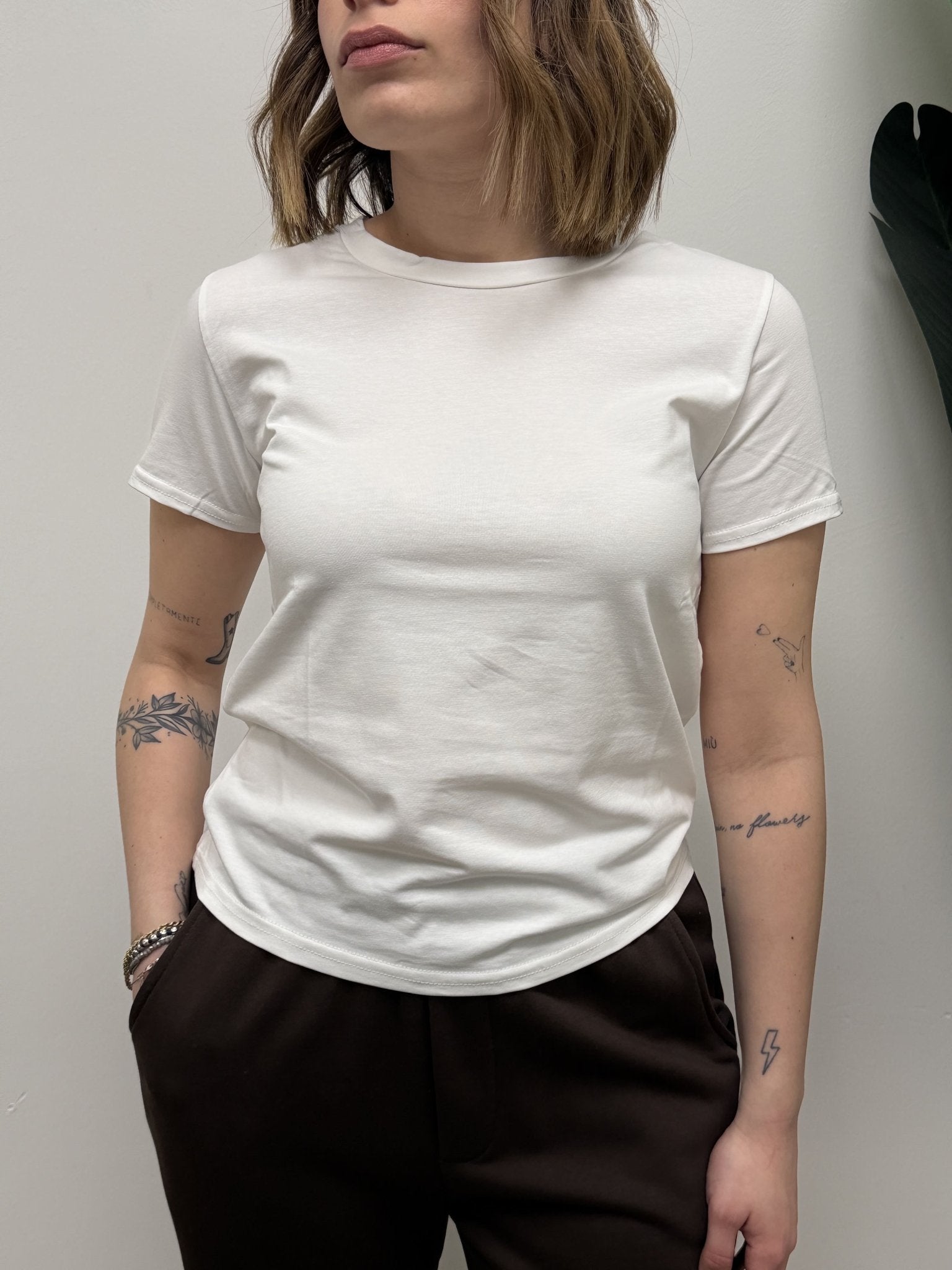 T-Shirt slim basic in cotone MyD - GiuGiò | Shop online