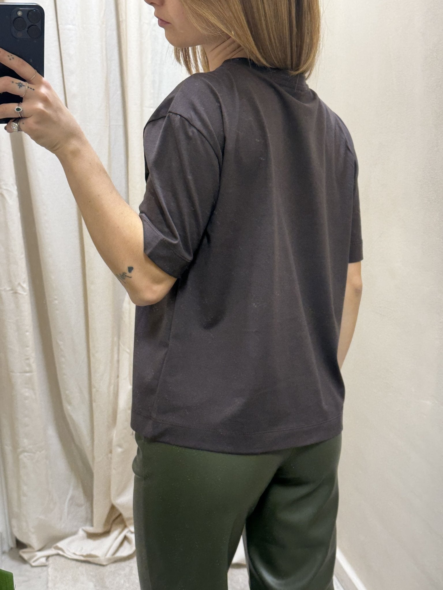T-Shirt stampa barboncino con dettaglio gioiello Susy Mix - GiuGiò | Shop online
