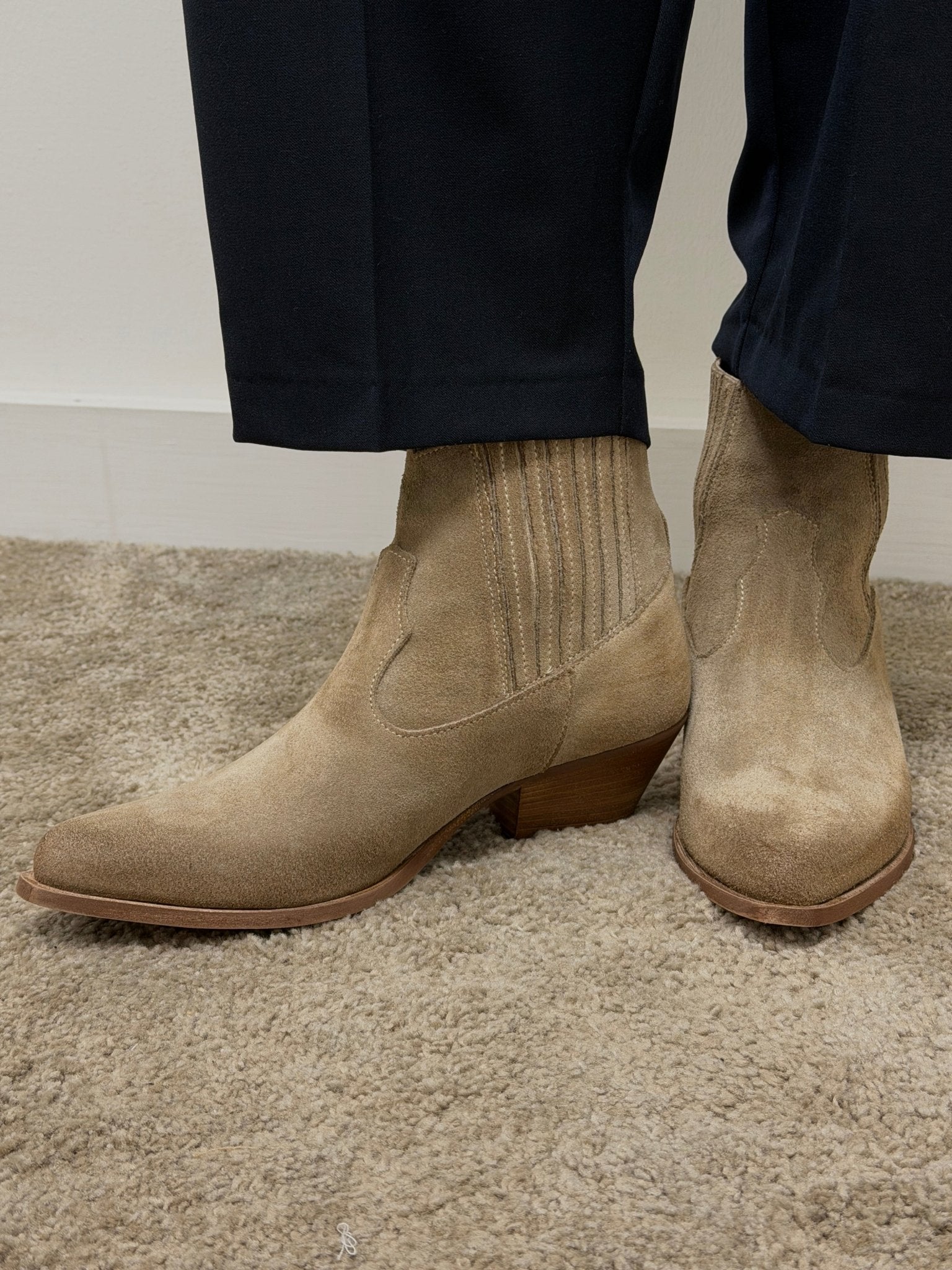 Texano basso in pelle Via Mondana - GiuGiò | Shop online