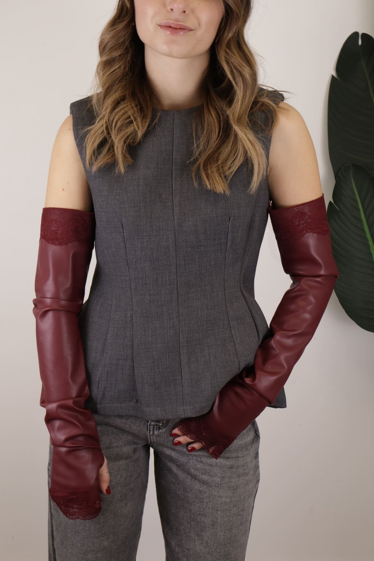 Top a clessidra con manicotti Tensione In - GiuGiò | Shop online