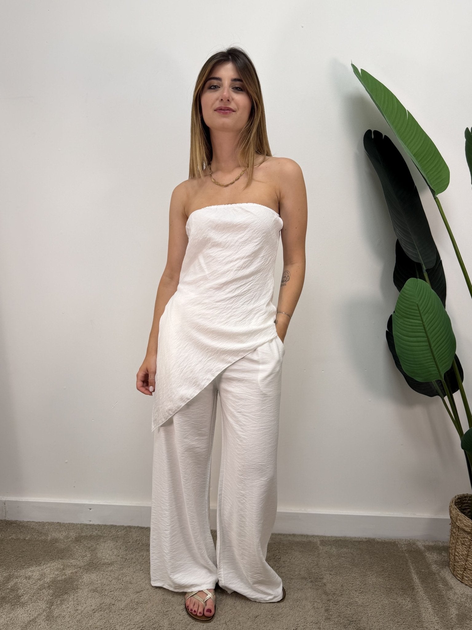 Top a fascia asimmetrico MyD - GiuGiò | Shop online