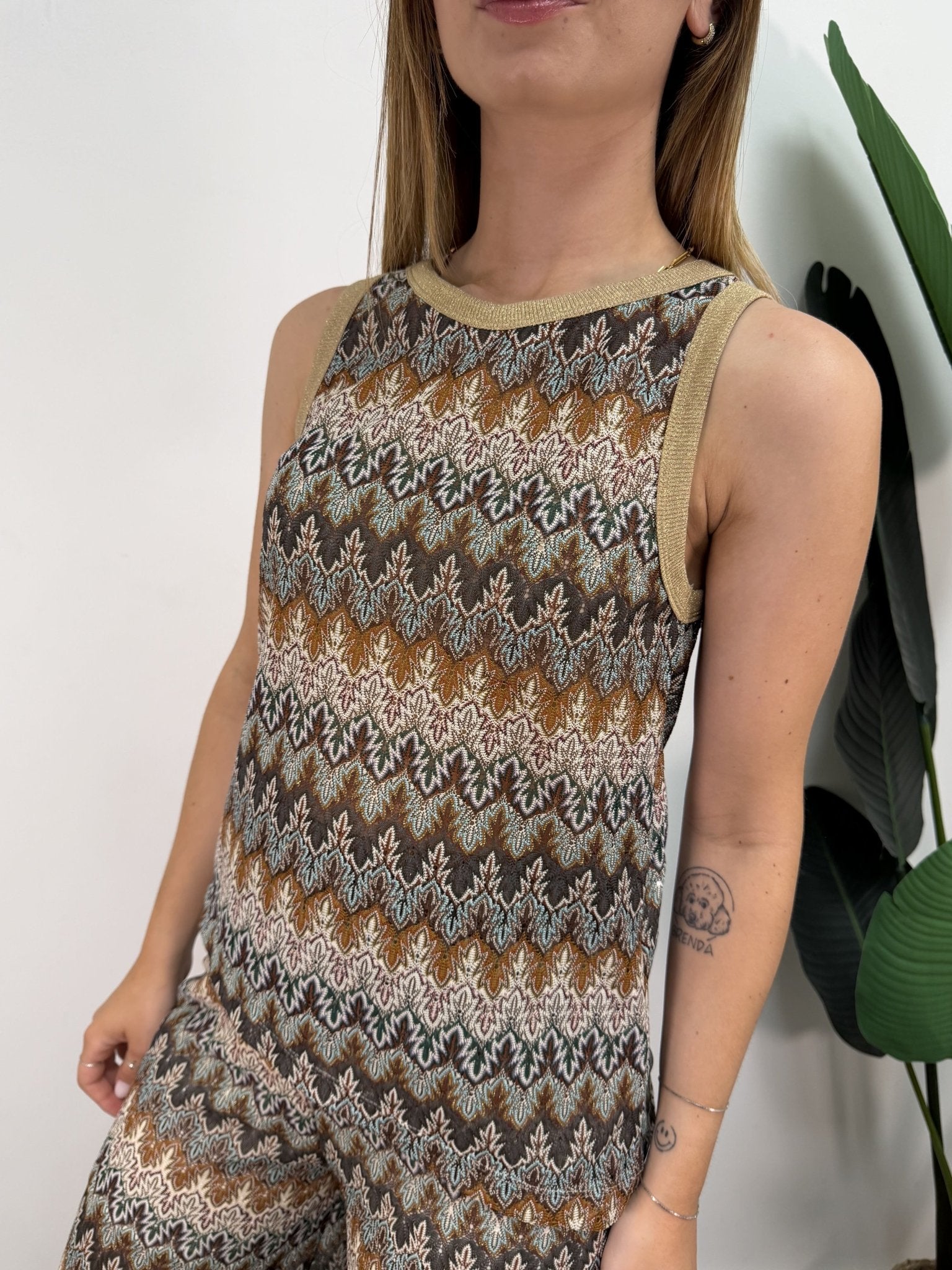 Top smanicato stampa zig zag Susy Mix - GiuGiò | Shop online