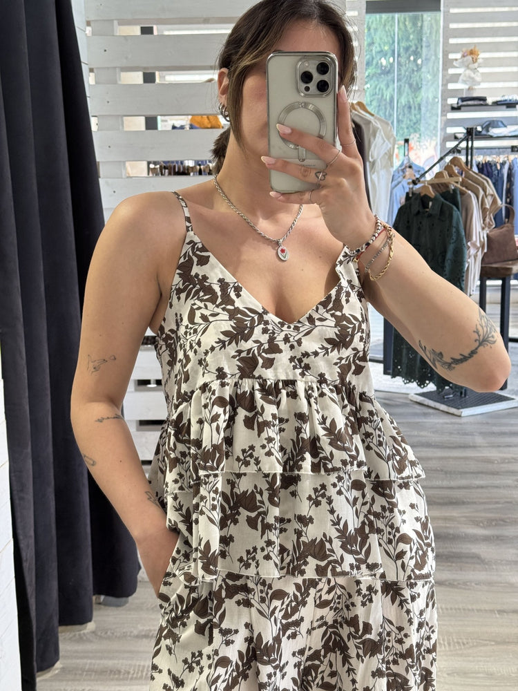 Top stampato scollo V con balze MyD - GiuGiò | Shop online