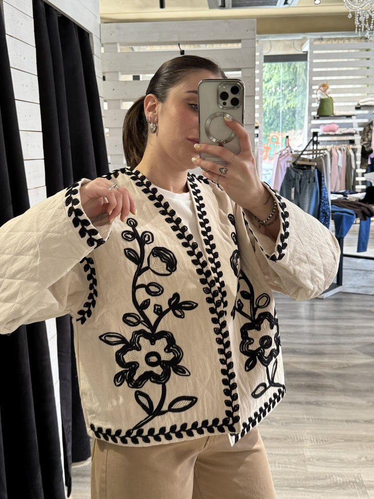 Trapuntino in cotone con ricami HaveOne - GiuGiò | Shop online