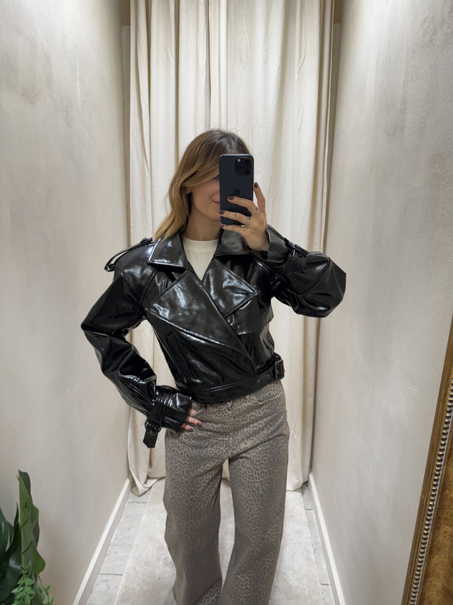Trench Bulut corto effetto vinile TwentyFourhaitch - GiuGiò | Shop online