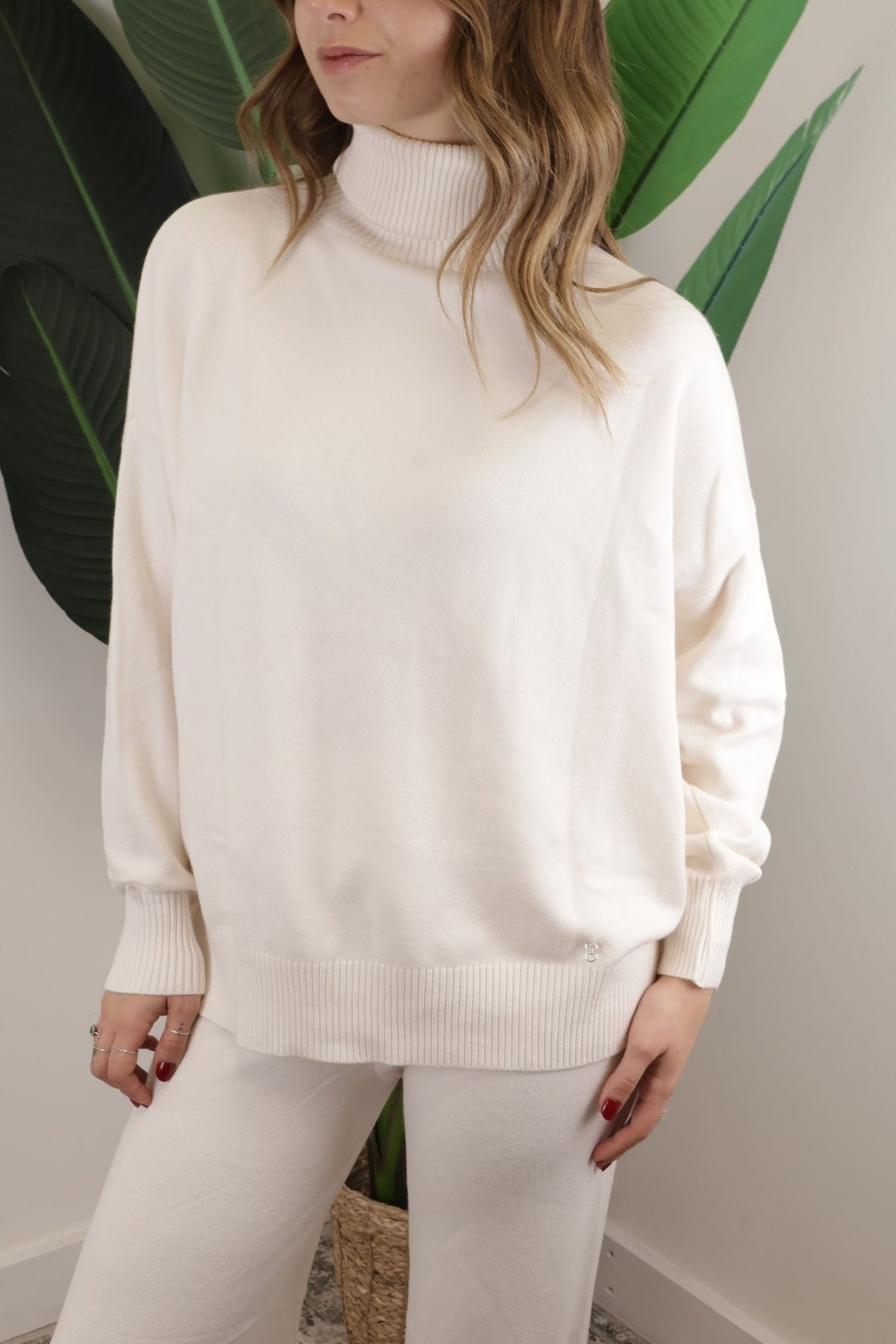 Tuta in maglia maglione lupetto e pantalone Please - GiuGiò | Shop online