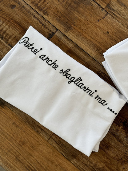 Brend- T-shirt "potrei sbagliarmi ma..."