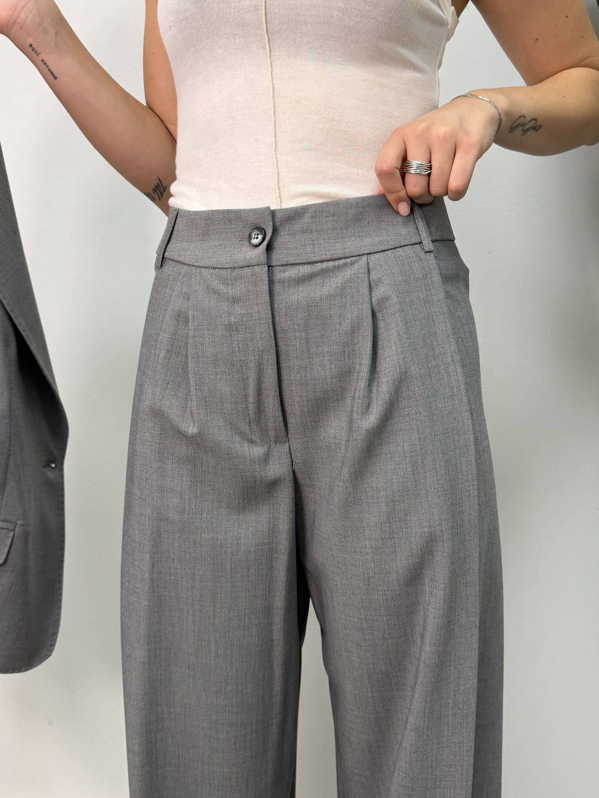 Pantalone palazzo con pinces Vicolo