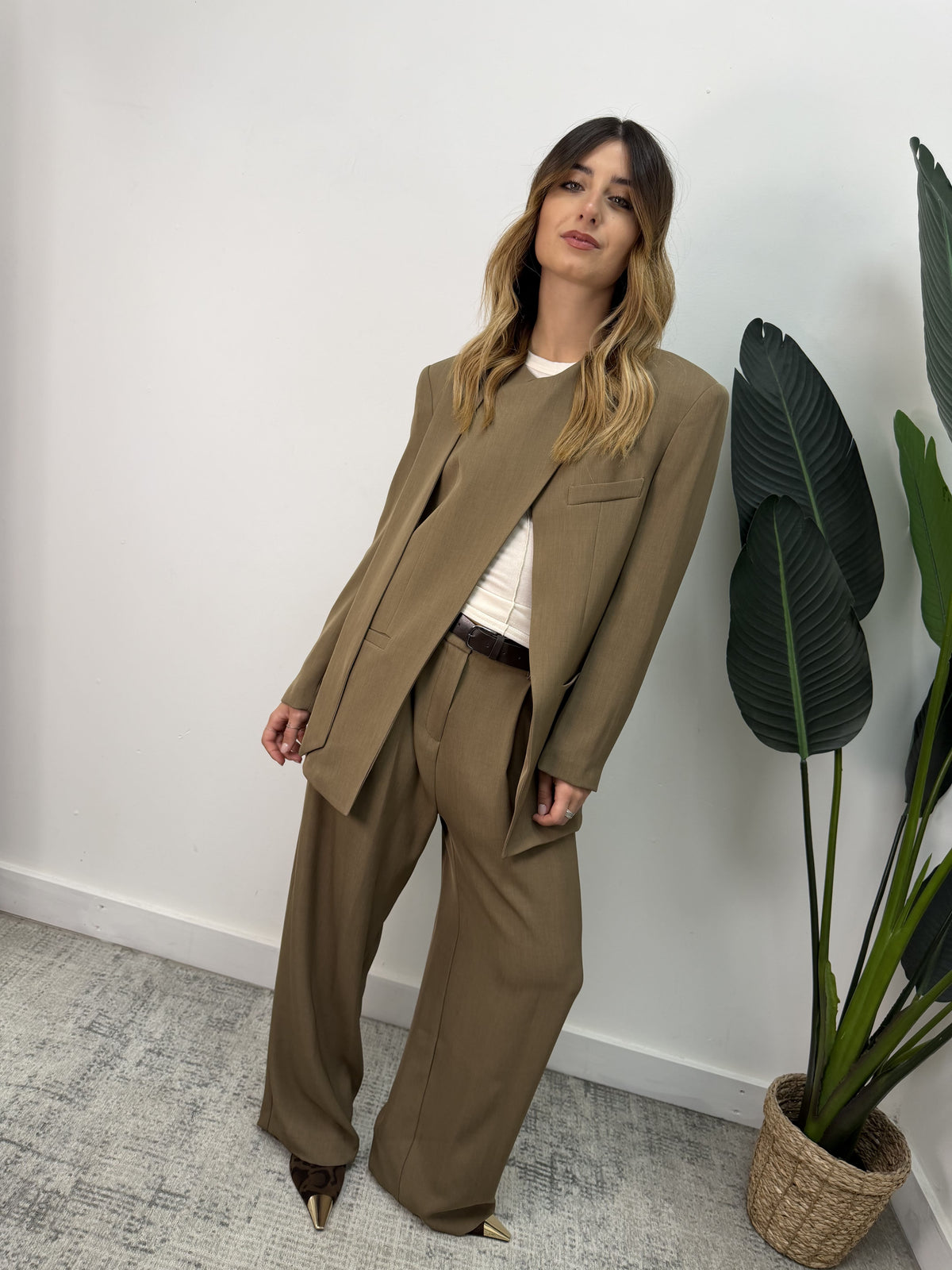 Pantalone sartoriale barrel HaveOne