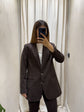 Giacca dritta monopetto in punto Milano HaveOne