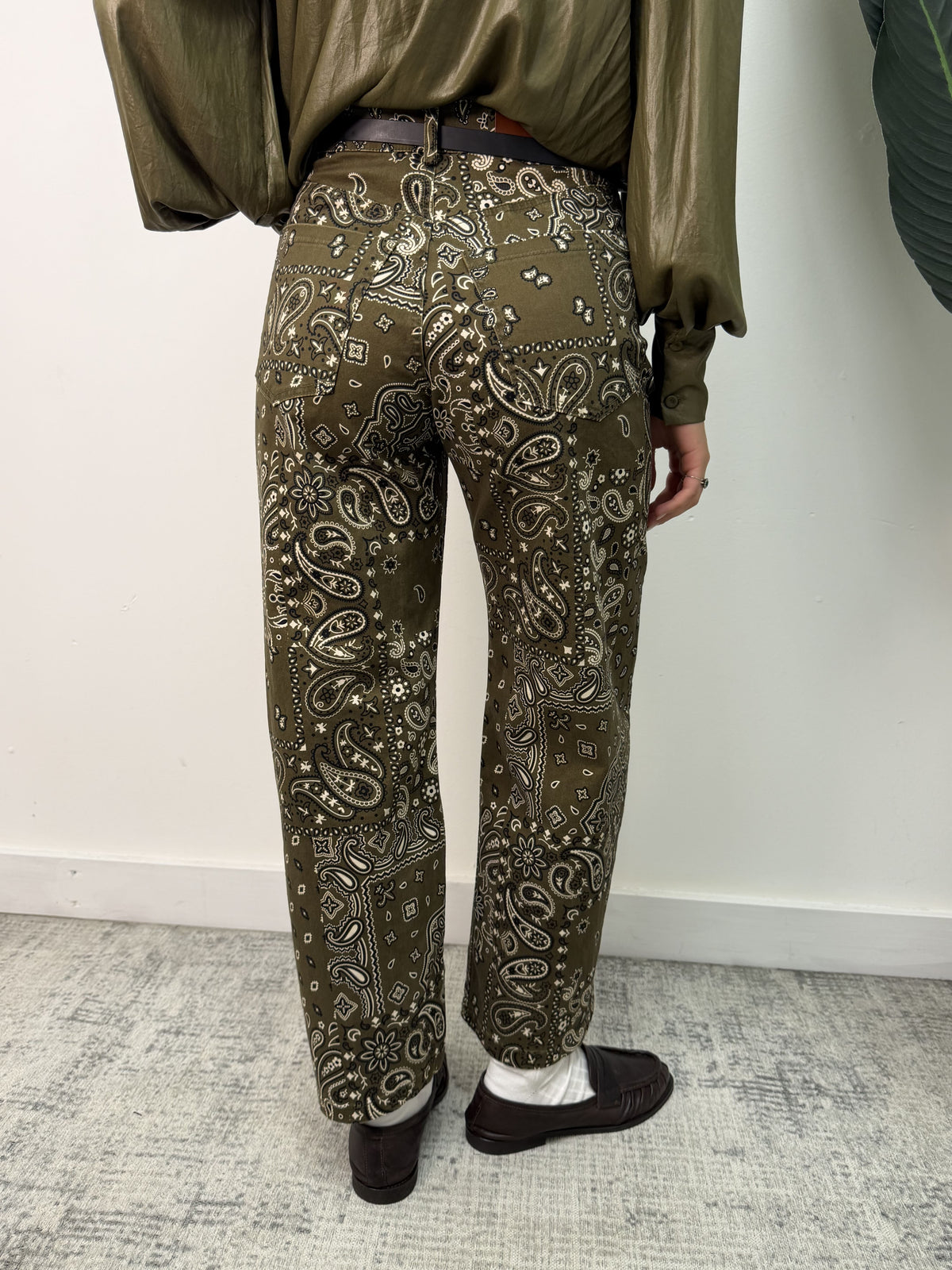 Pantalone ovetto stampa bandana Tensione In