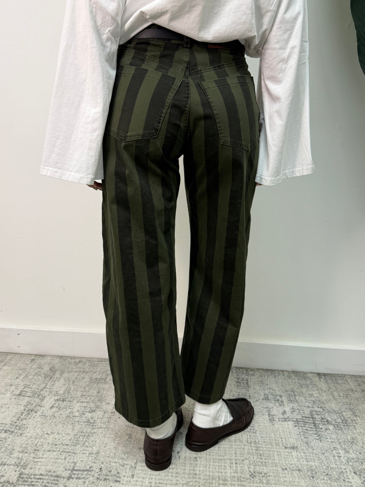 Pantalone ovetto righe larghe Tensione In