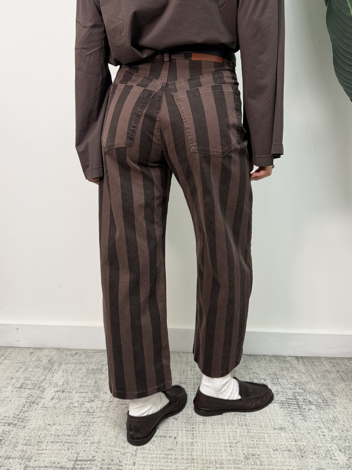 Pantalone ovetto righe larghe Tensione In