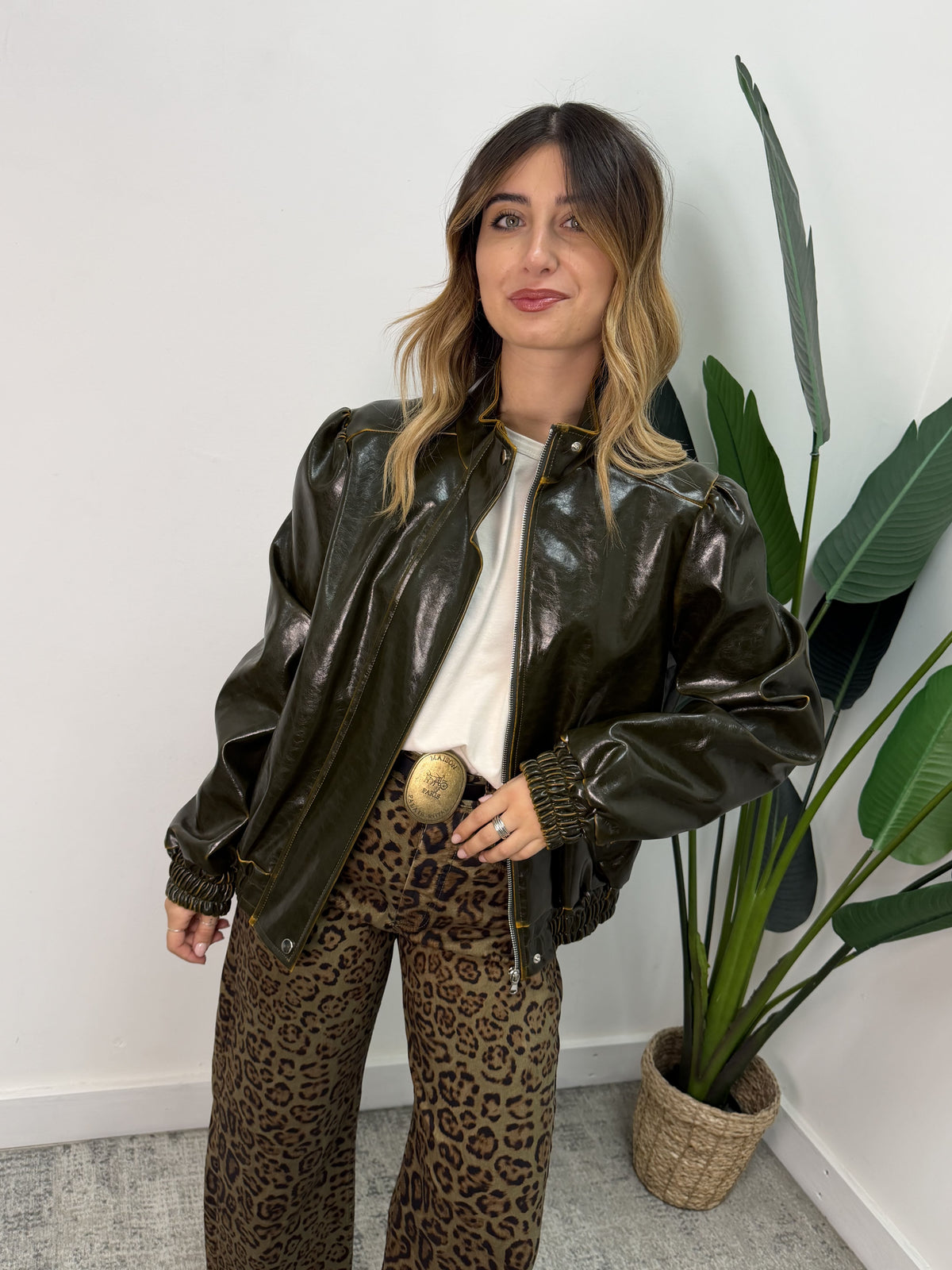 Bomber ecopelle cangiante HaveOne