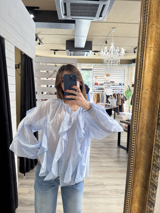 Camicia con rouches frontali Susy Mix