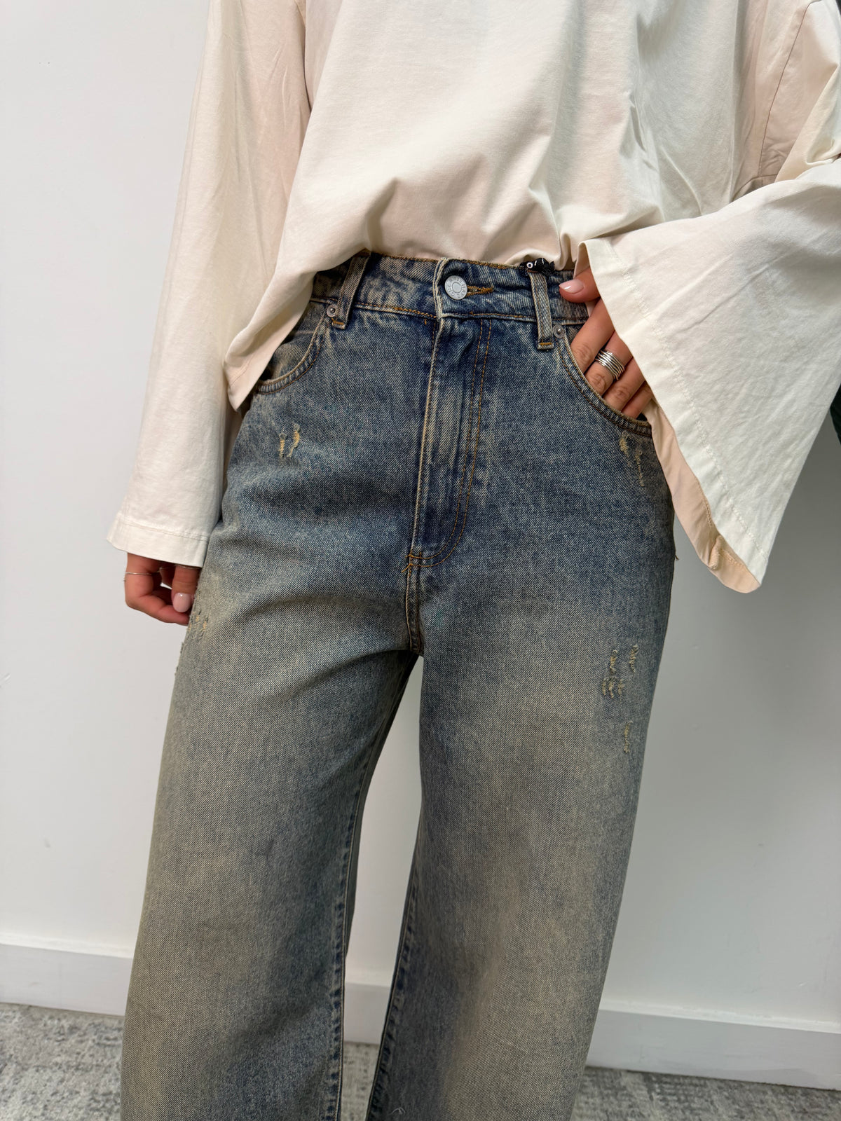 Jeans Lara con rotture HaveOne