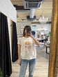 T-shirt in cotone con orsetto rosa Susy Mix