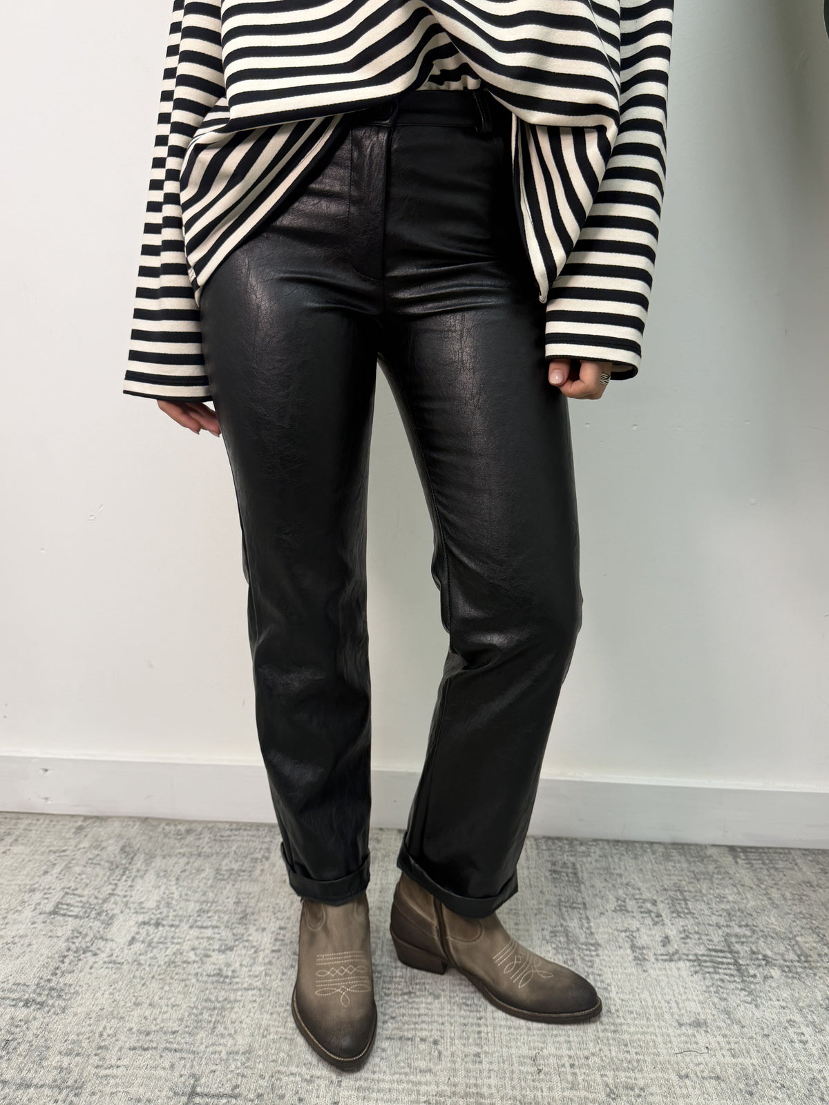 Pantalone sigaretta ecopelle HaveOne