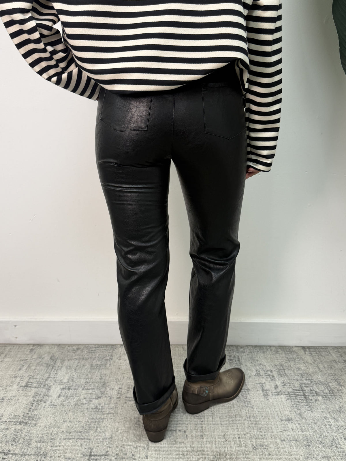 Pantalone sigaretta ecopelle HaveOne