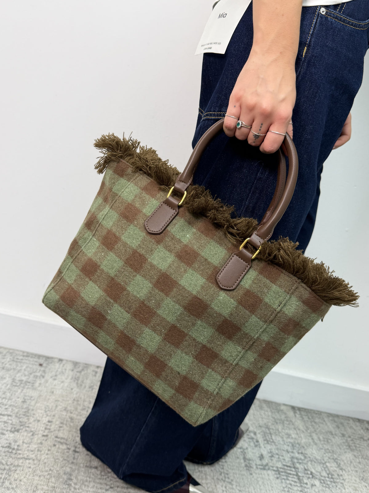 Borsa Bristol media a quadri Vicolo
