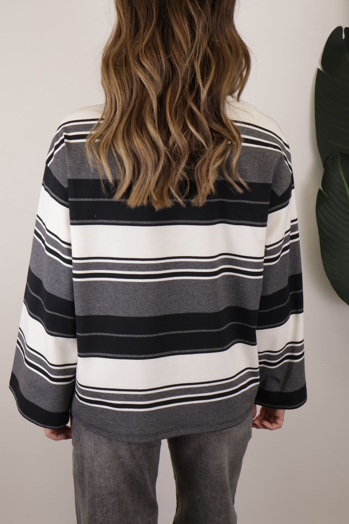 T-shirt righe maniche campana Vicolo