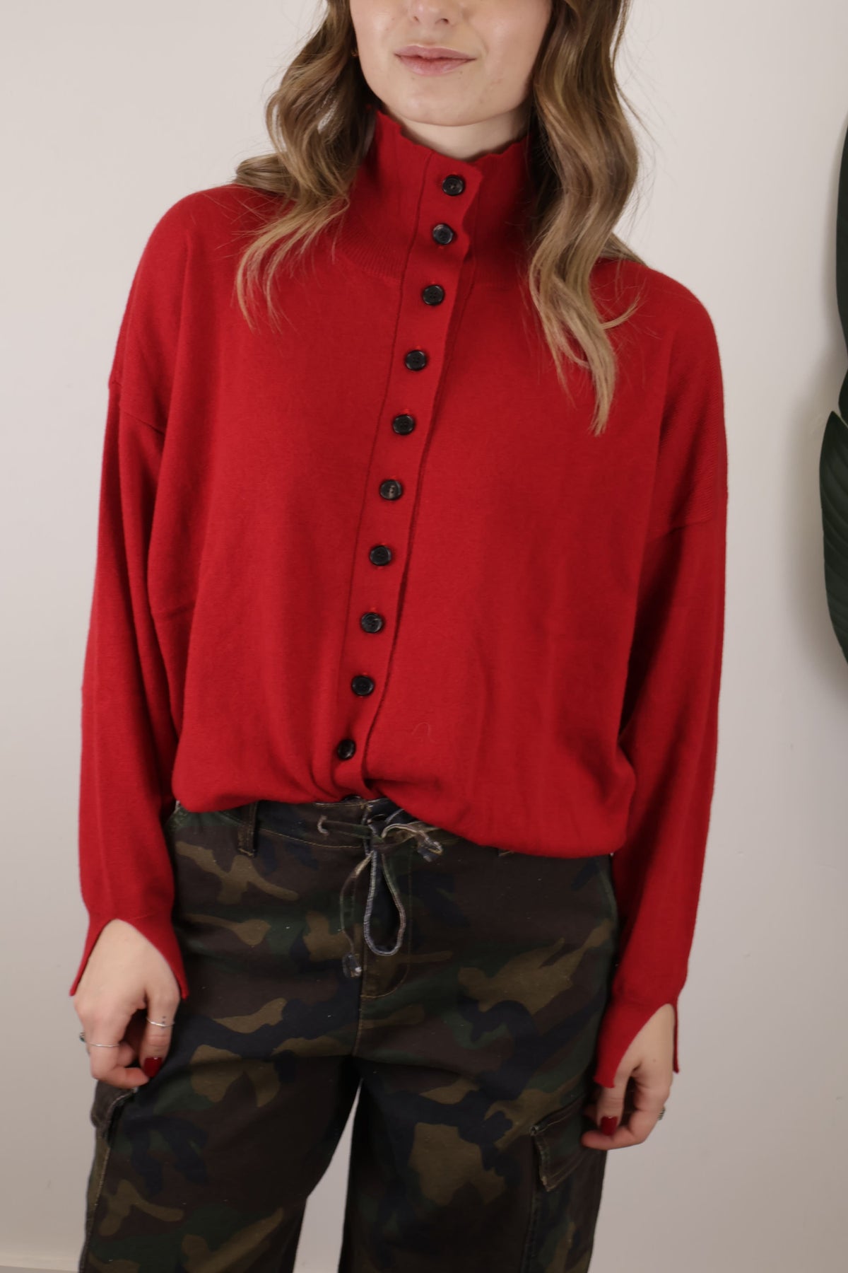 Cardigan collo cratere Vicolo