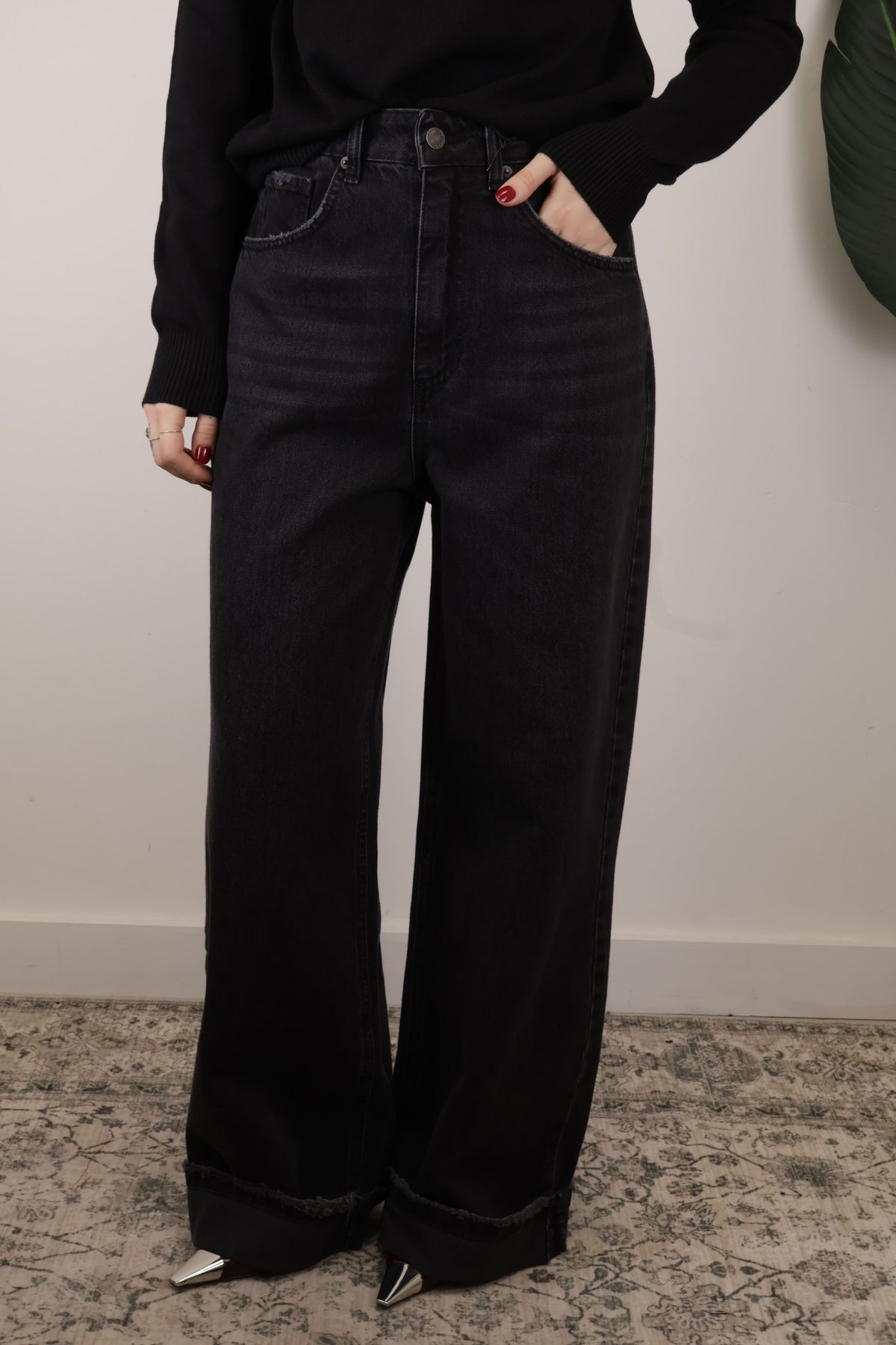 Jeans baggy maxi risvolto Tensione In