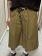 Bermuda in cotone con maxi pinces Tensione In